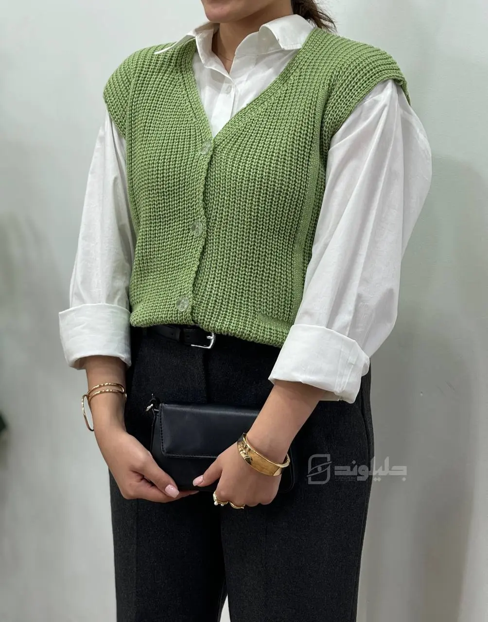 ژیله بافت جلو دکمه رسا